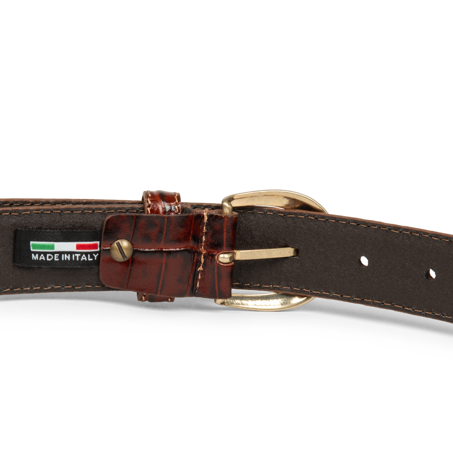 Ceinture - Ceinture Cuir Croco Femme