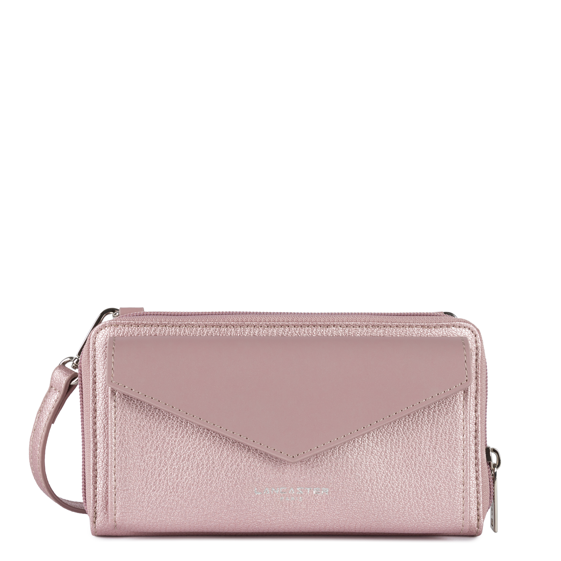 pochette smartphone - maya #couleur_rose-nacr