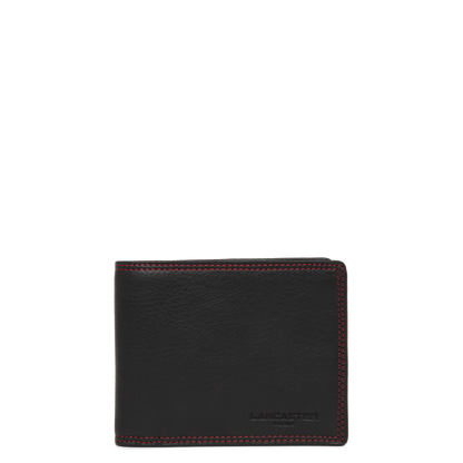 porte-cartes - soft vintage homme #couleur_noir-rouge