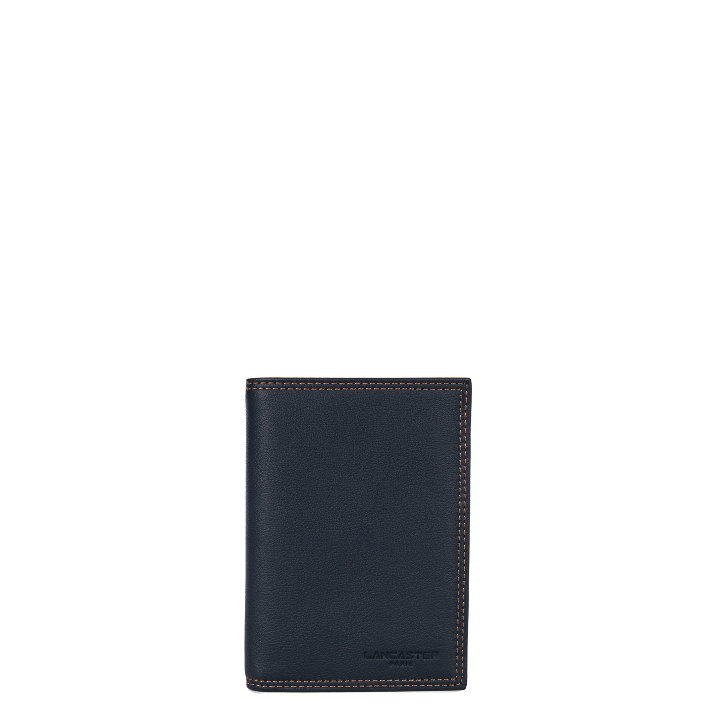 grand portefeuille - soft vintage homme #couleur_bleu-fonce-camel