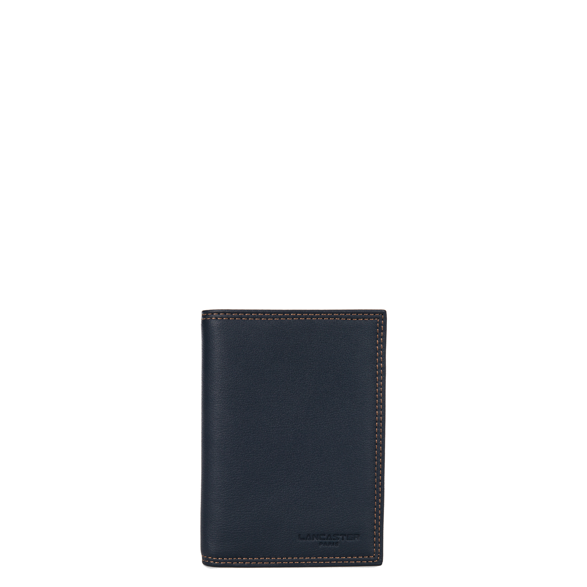 grand portefeuille - soft vintage homme #couleur_bleu-fonce-camel