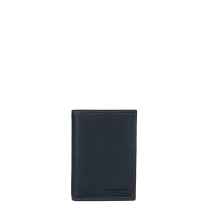 grand portefeuille - soft vintage homme #couleur_bleu-fonce-camel
