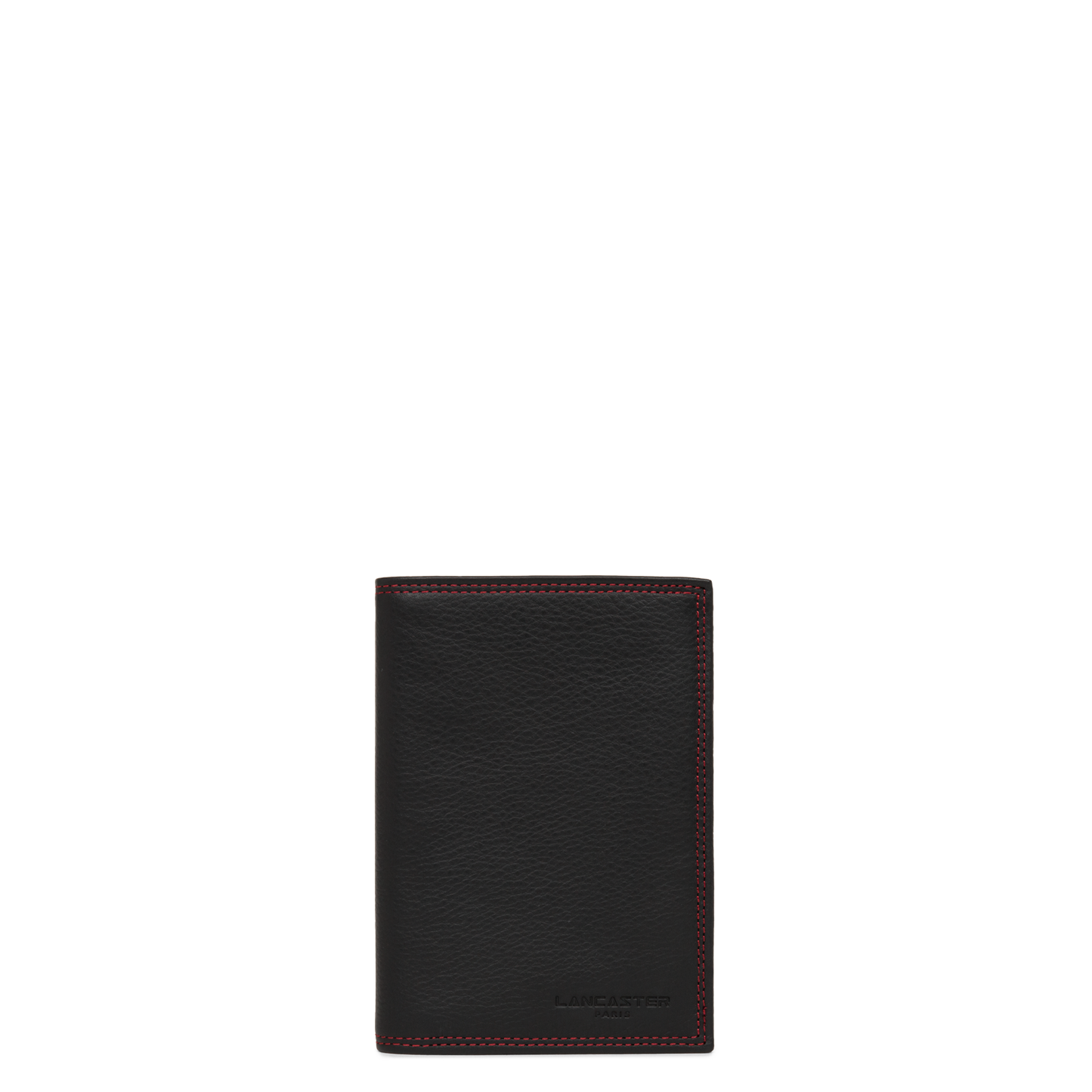 grand portefeuille - soft vintage homme #couleur_noir-rouge