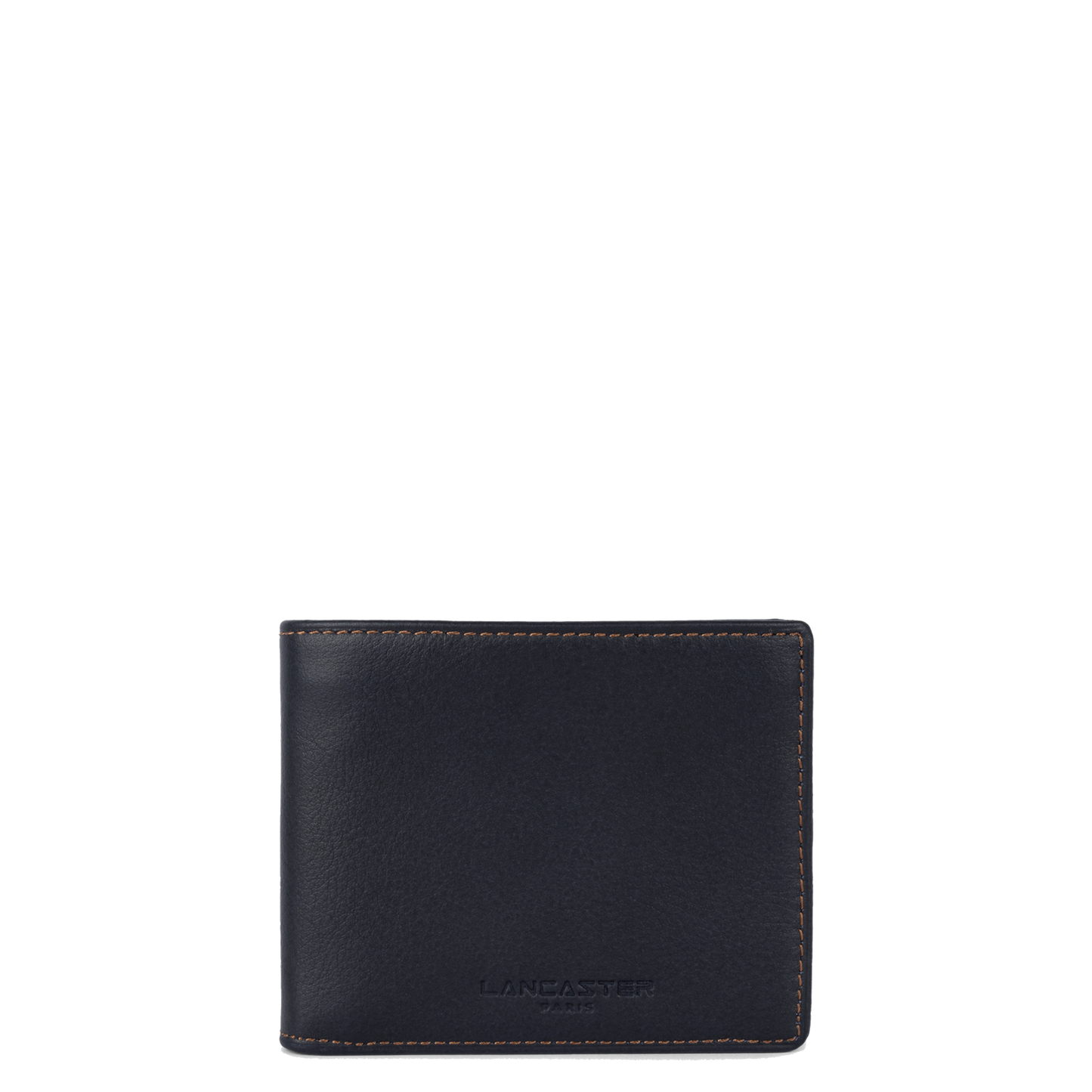 petit porte-cartes - soft vintage homme #couleur_bleu-fonc-camel