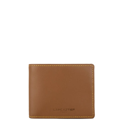 petit porte-cartes - soft vintage homme #couleur_camel-jaune