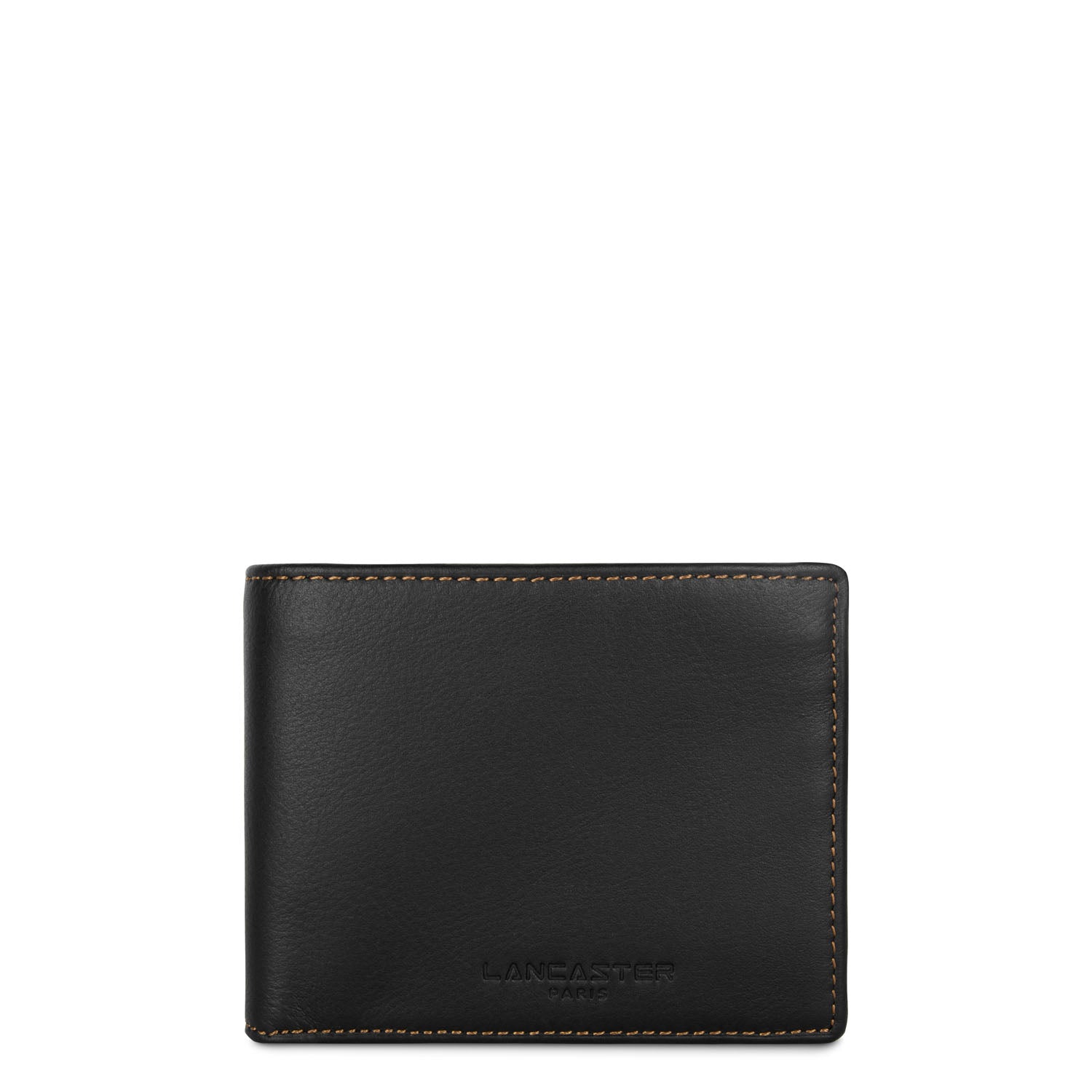 petit porte-cartes - soft vintage homme #couleur_noir-camel
