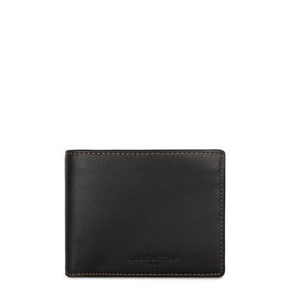petit porte-cartes - soft vintage homme #couleur_noir-camel