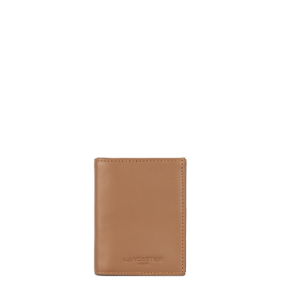 petit portefeuille - soft vintage homme #couleur_camel