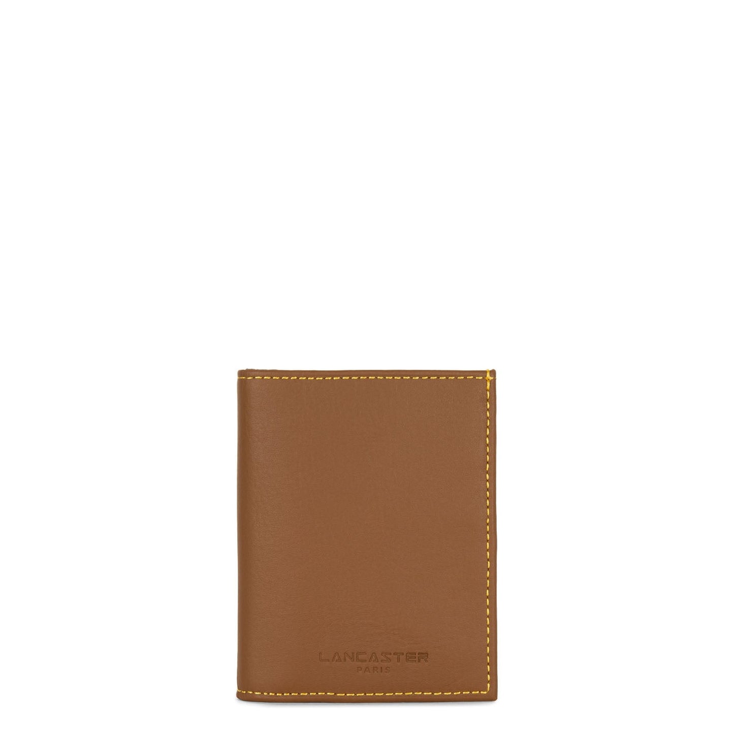 petit portefeuille - soft vintage homme #couleur_camel-jaune