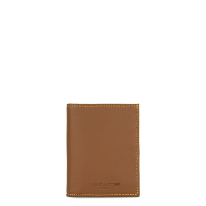 petit portefeuille - soft vintage homme #couleur_camel-jaune