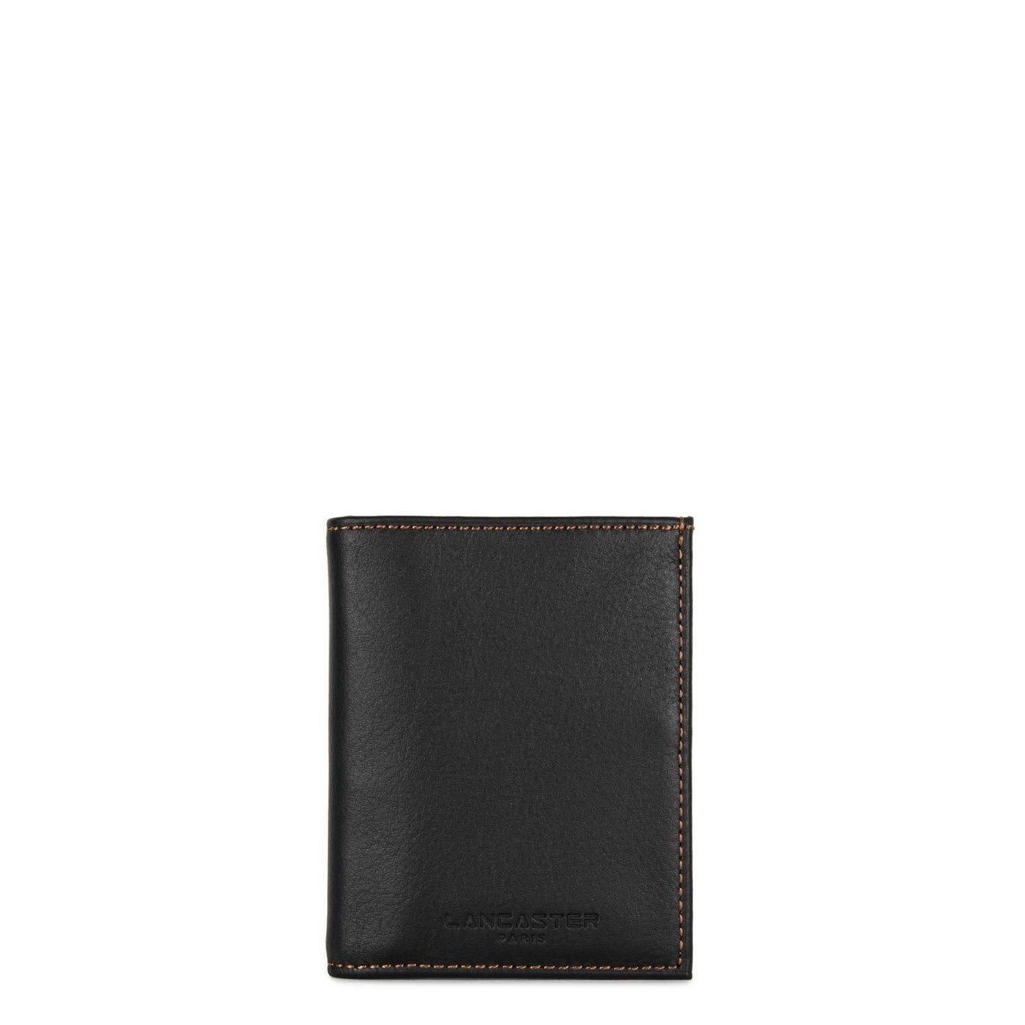 petit portefeuille - soft vintage homme #couleur_noir-camel