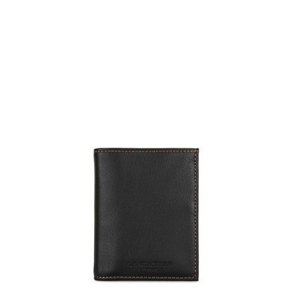 petit portefeuille - soft vintage homme #couleur_noir-camel