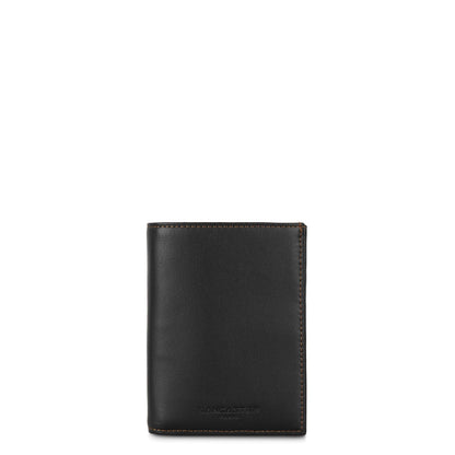 portefeuille - soft vintage homme #couleur_noir-camel