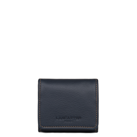 porte-monnaie - soft vintage homme #couleur_bleu-fonce-camel