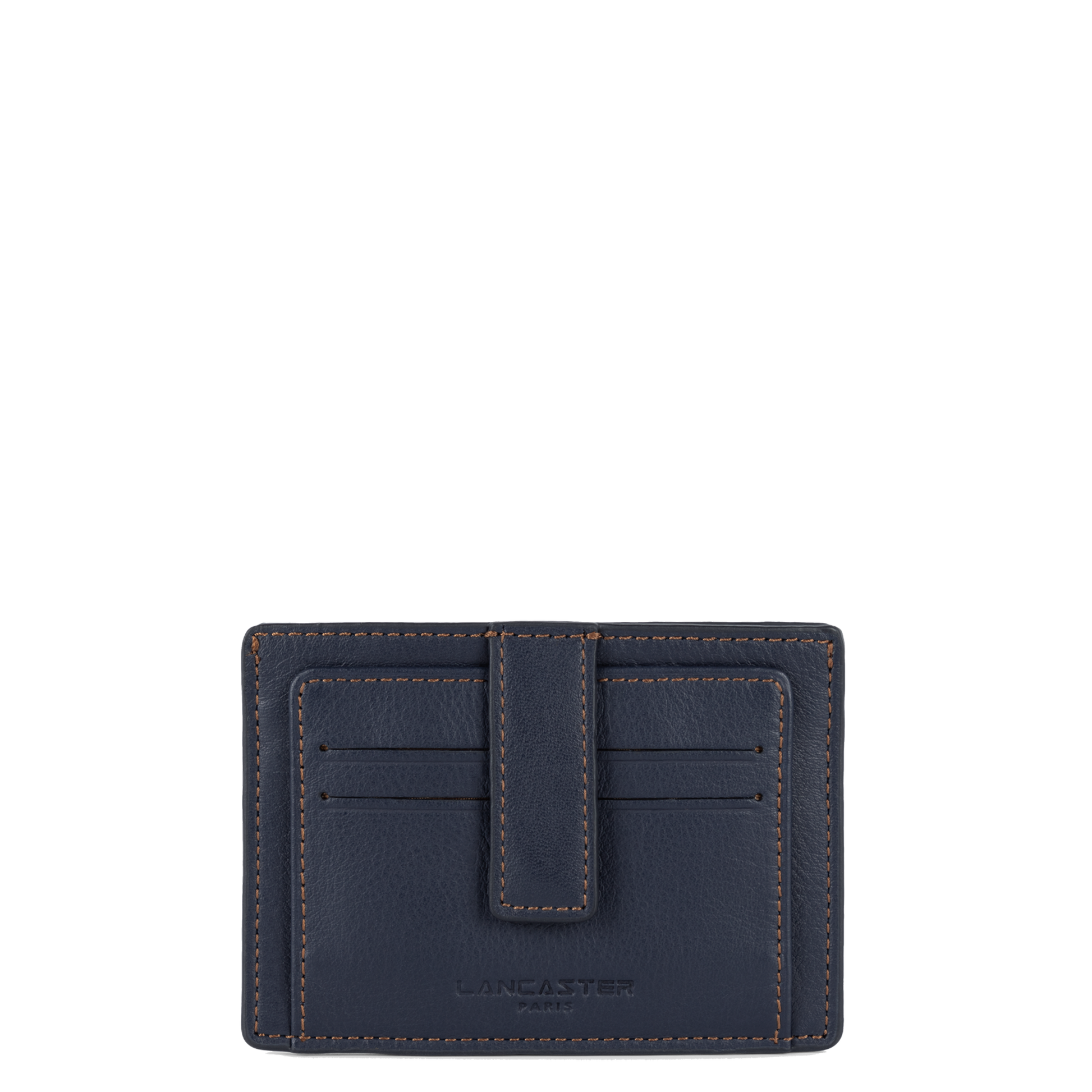 porte-cartes - soft vintage homme #couleur_bleu-fonc-camel