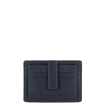 porte-cartes - soft vintage homme #couleur_bleu-fonc-camel