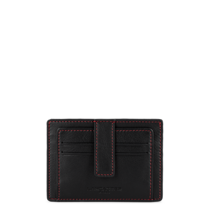 porte-cartes - soft vintage homme #couleur_noir-rouge