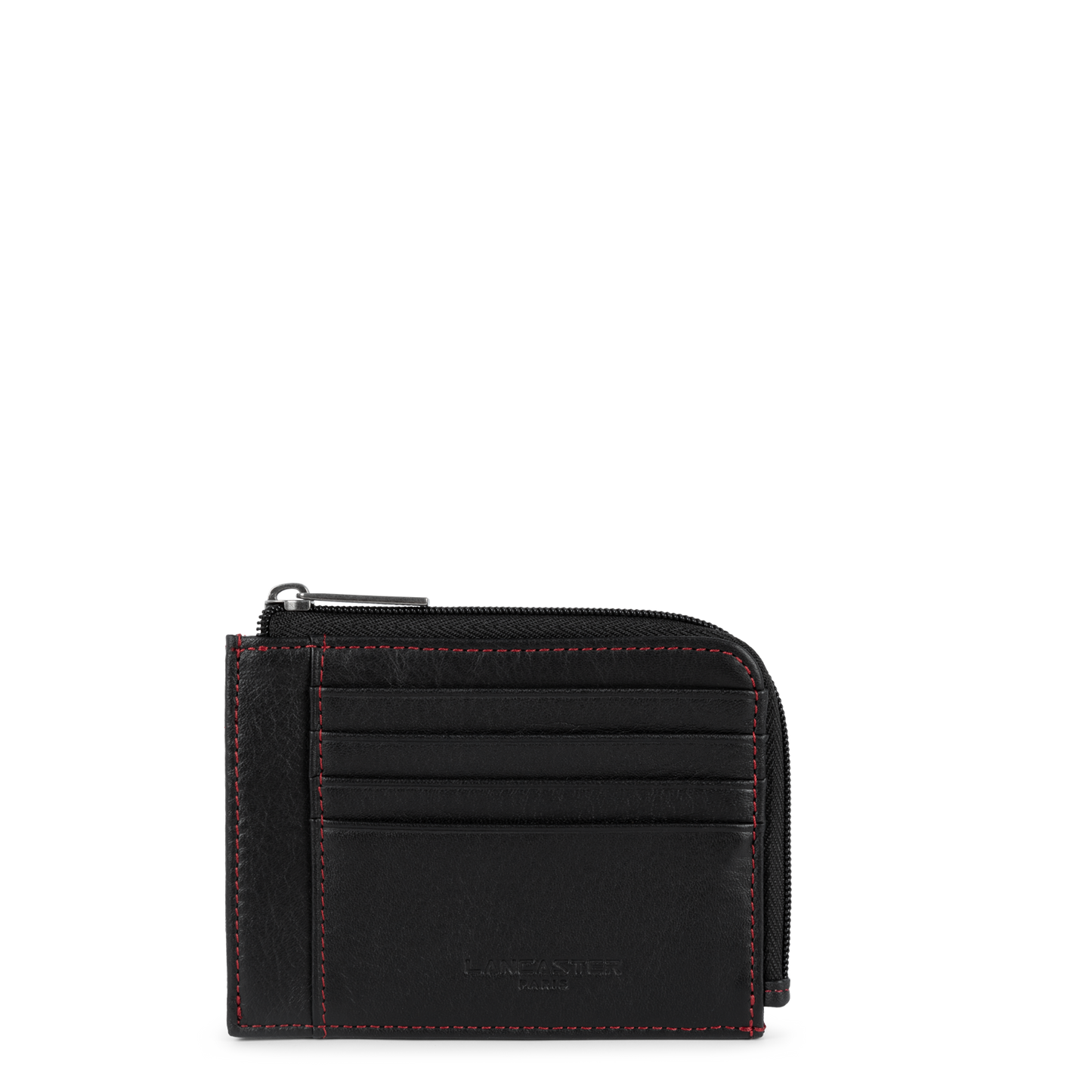 porte-cartes - soft vintage homme #couleur_noir-rouge