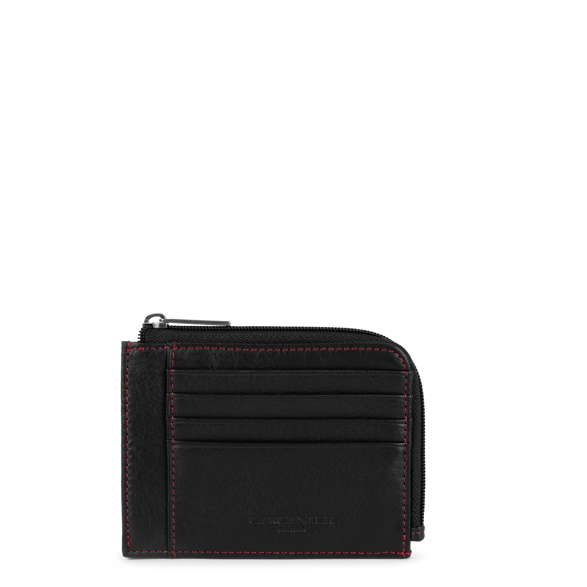 porte-cartes - soft vintage homme #couleur_noir-rouge