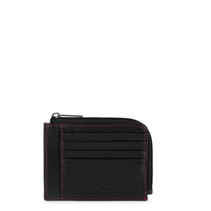 porte-cartes - soft vintage homme #couleur_noir-rouge