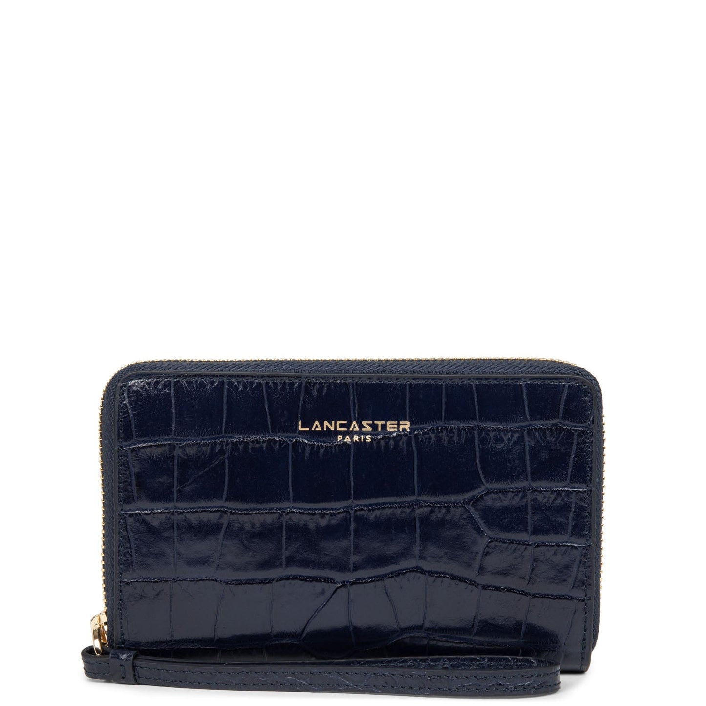 portefeuille - exotic croco cn #couleur_bleu-fonc