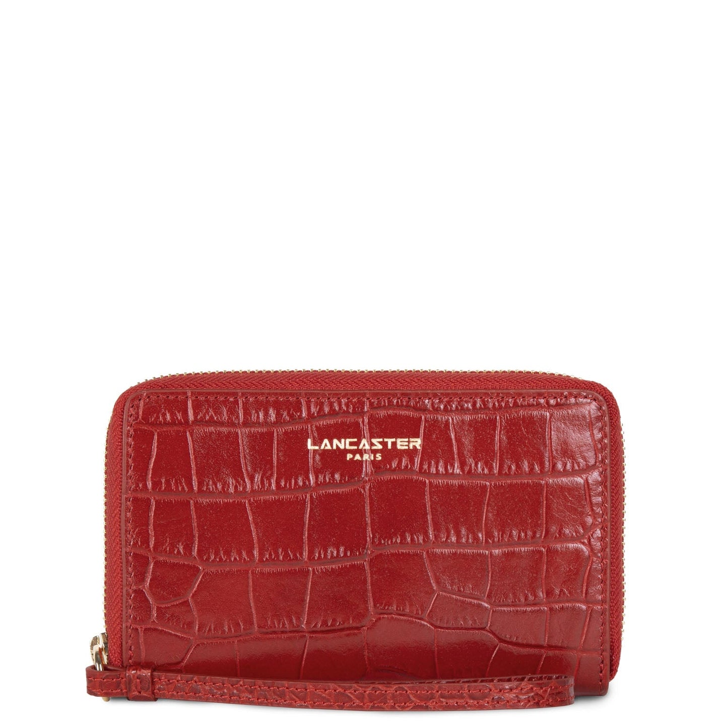 portefeuille - exotic croco cn #couleur_rouge