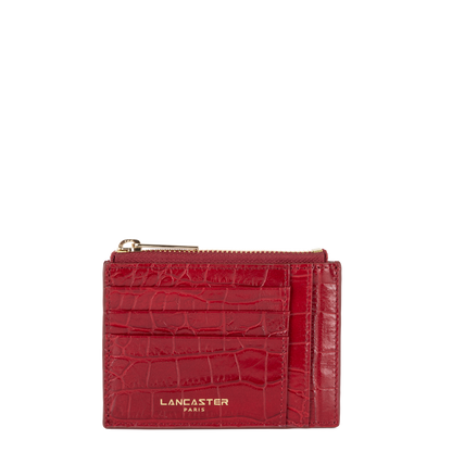 Porte-cartes - Exo #couleur_carmin