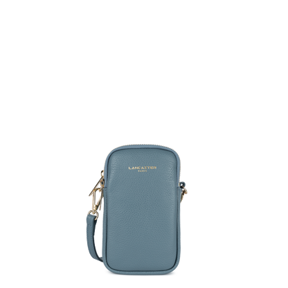 pochette smartphone - dune #couleur_bleu-argile