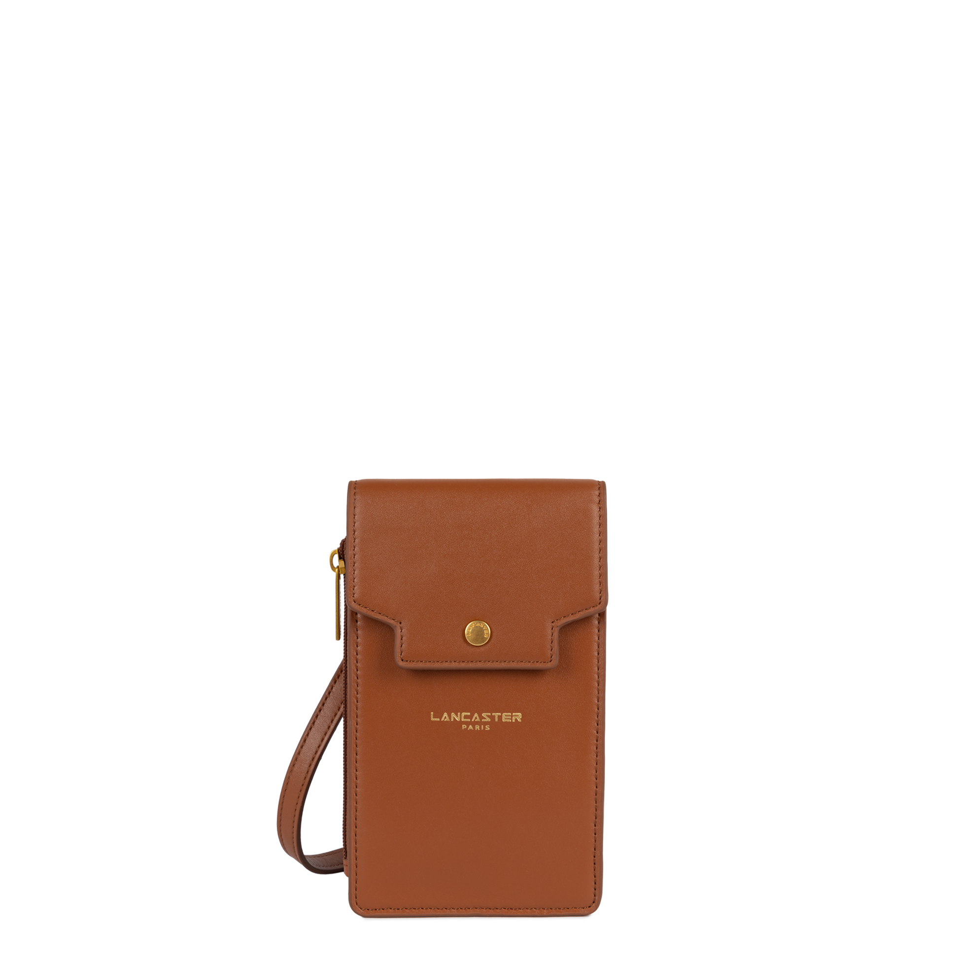 pochette smartphone - donna grace #couleur_camel-fonc