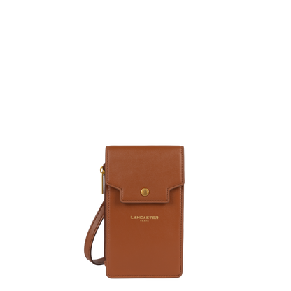 pochette smartphone - donna grace #couleur_camel-fonc