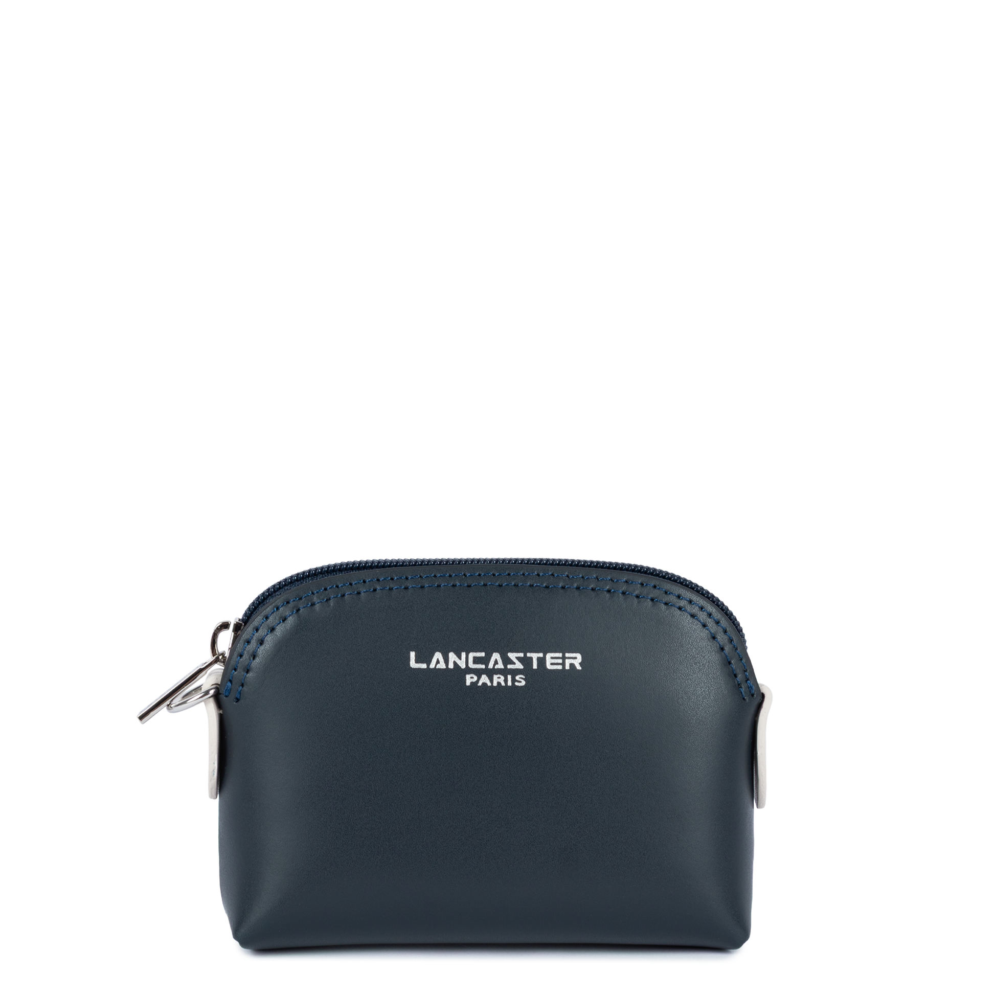 porte-monnaie - smooth #couleur_bleu-fonc-ecru