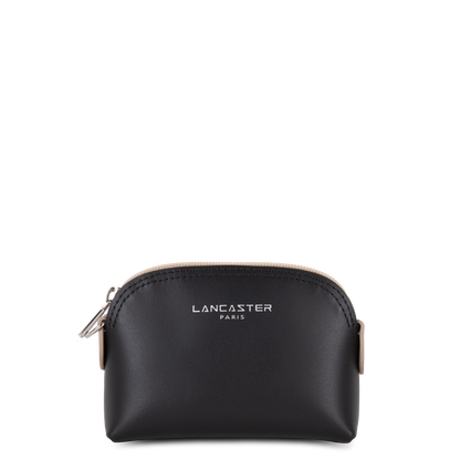 porte-monnaie - smooth #couleur_noir-nude-clair-nude-fonc