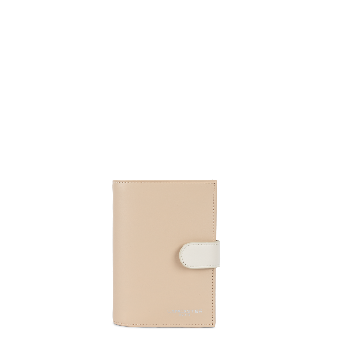portefeuille - smooth #couleur_beige-ecru-rose-fonc