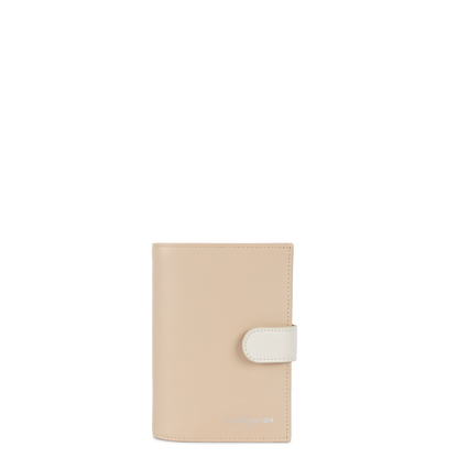 portefeuille - smooth #couleur_beige-ecru-rose-fonc