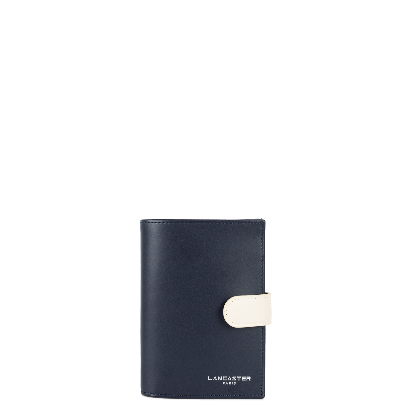 portefeuille - smooth #couleur_bleu-fonc-ecru-rose-fonc