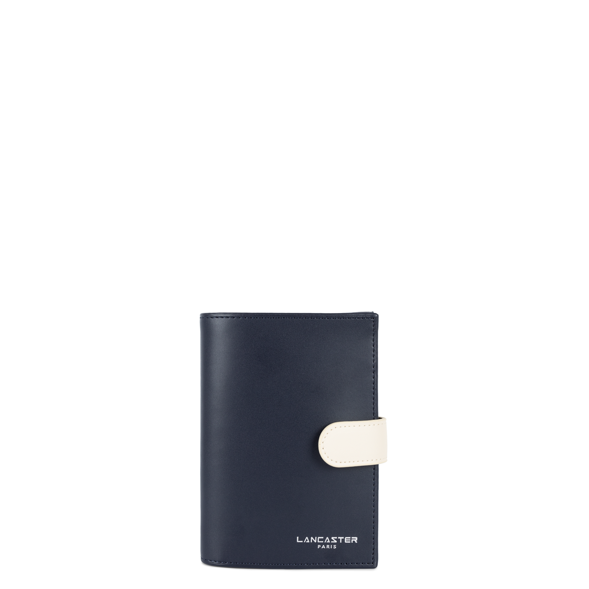 portefeuille - smooth #couleur_bleu-fonc-ecru-rose-fonc
