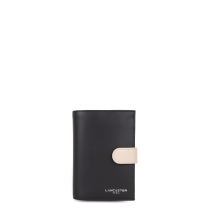 portefeuille - smooth #couleur_noir-nude-clair-nude-fonc