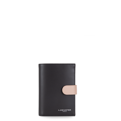 portefeuille - smooth #couleur_noir-nude-vison