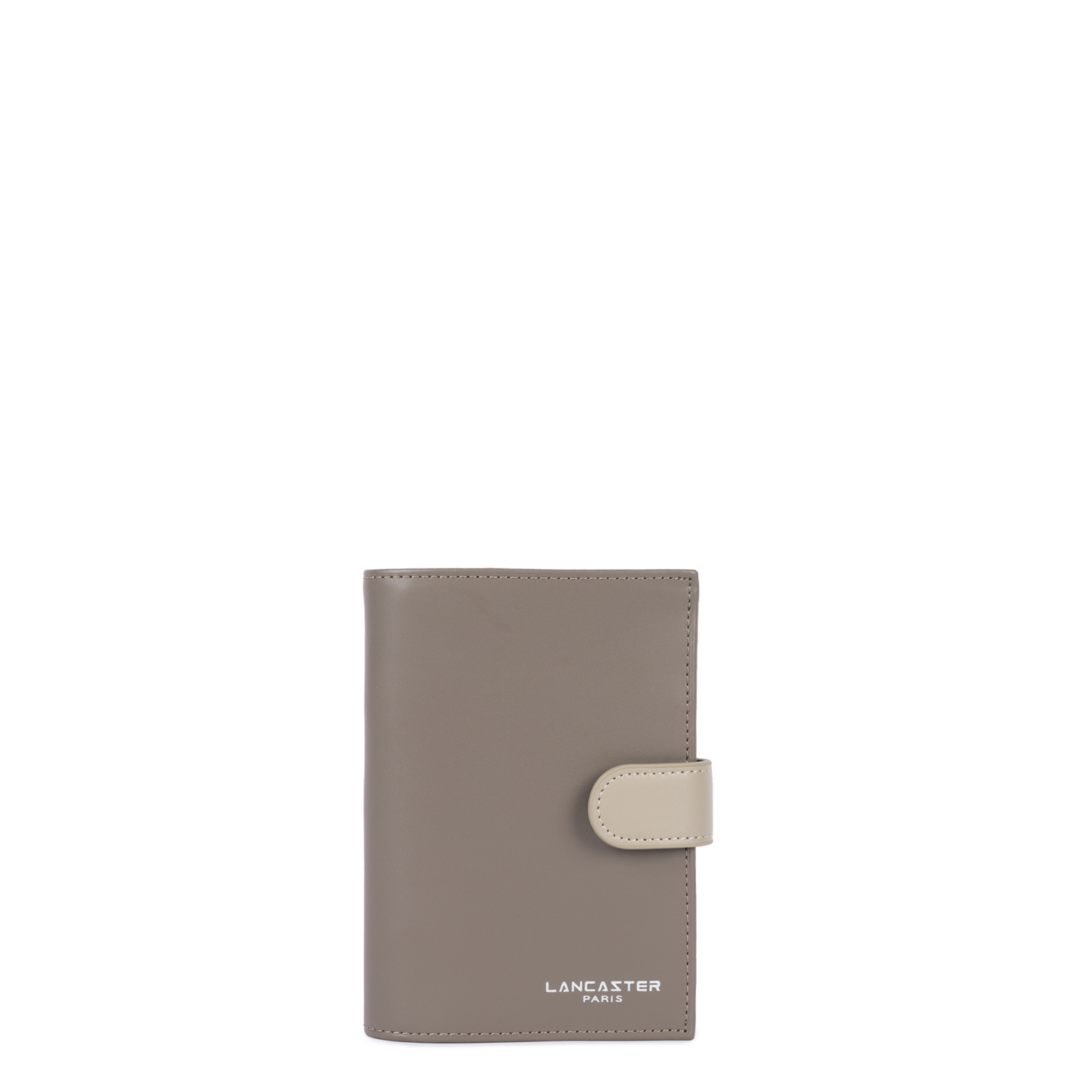 portefeuille - smooth #couleur_taupe-galet