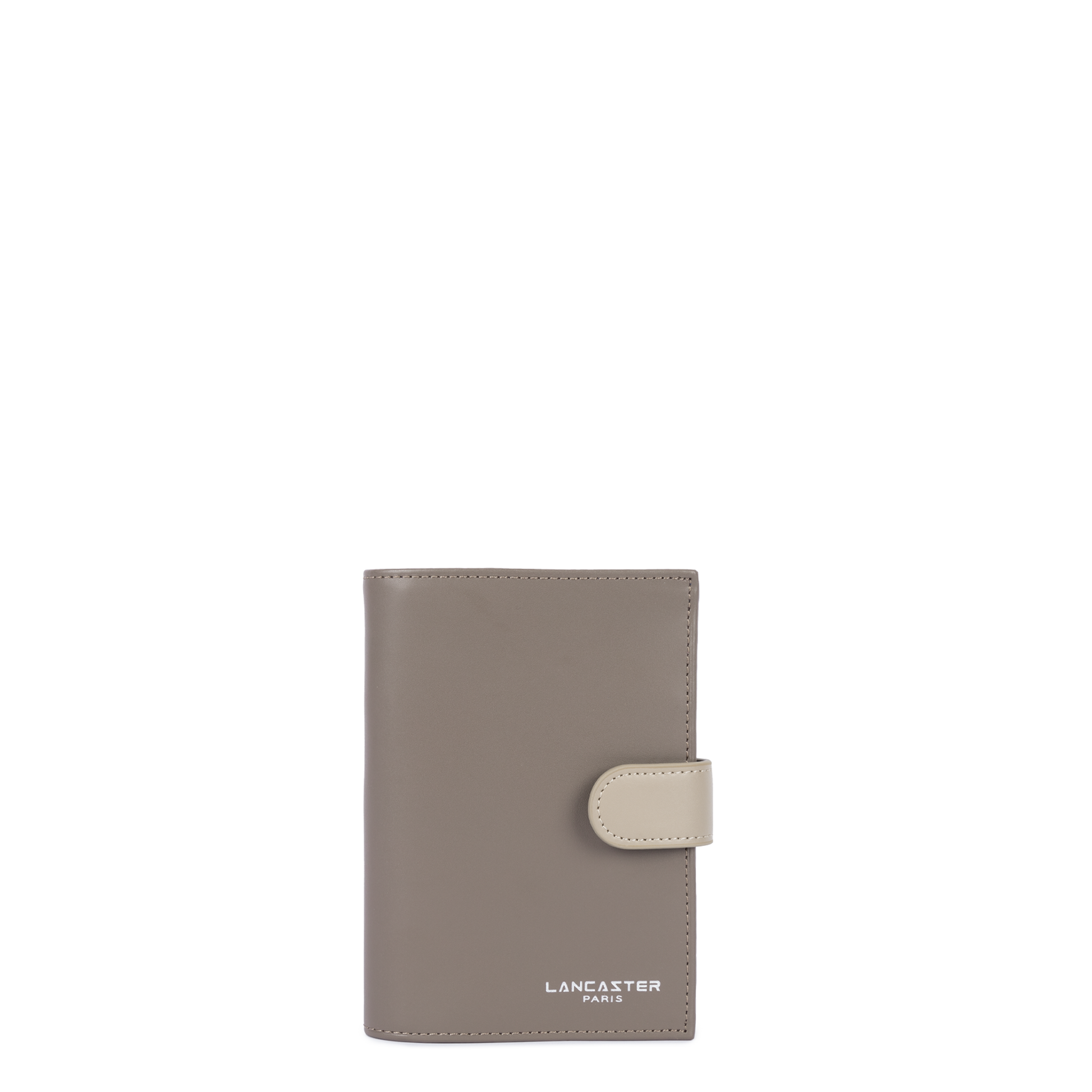 portefeuille - smooth #couleur_taupe-galet
