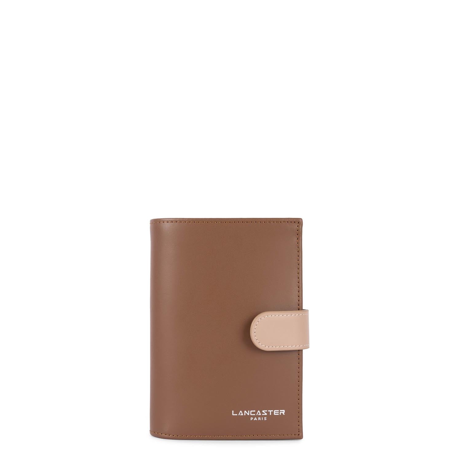 portefeuille - smooth #couleur_vison-nude-fonc-marron