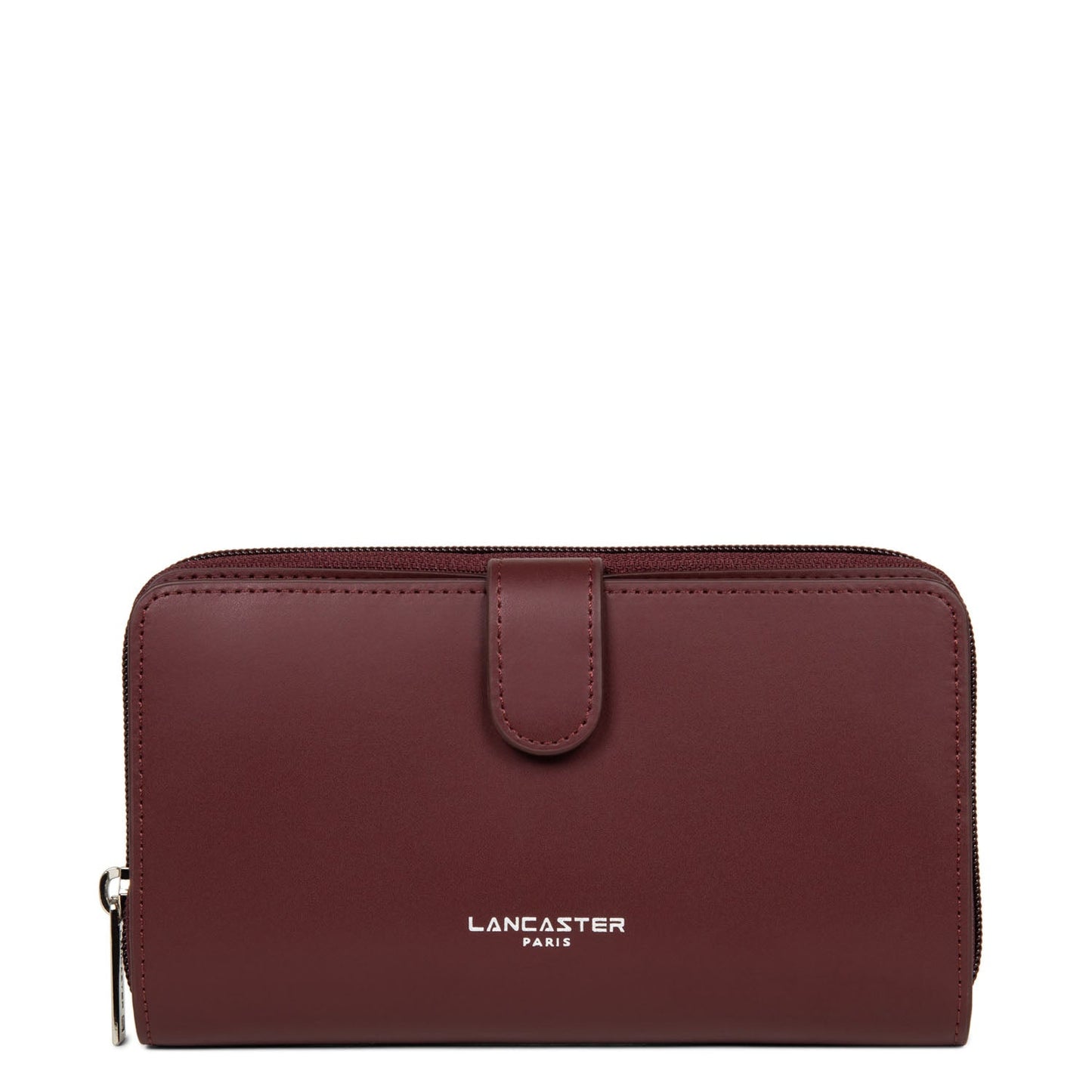 portefeuille compagnon dos à dos - smooth #couleur_bordeaux