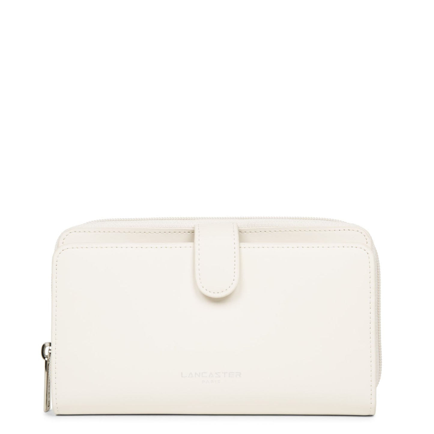 portefeuille compagnon dos à dos - smooth #couleur_ecru