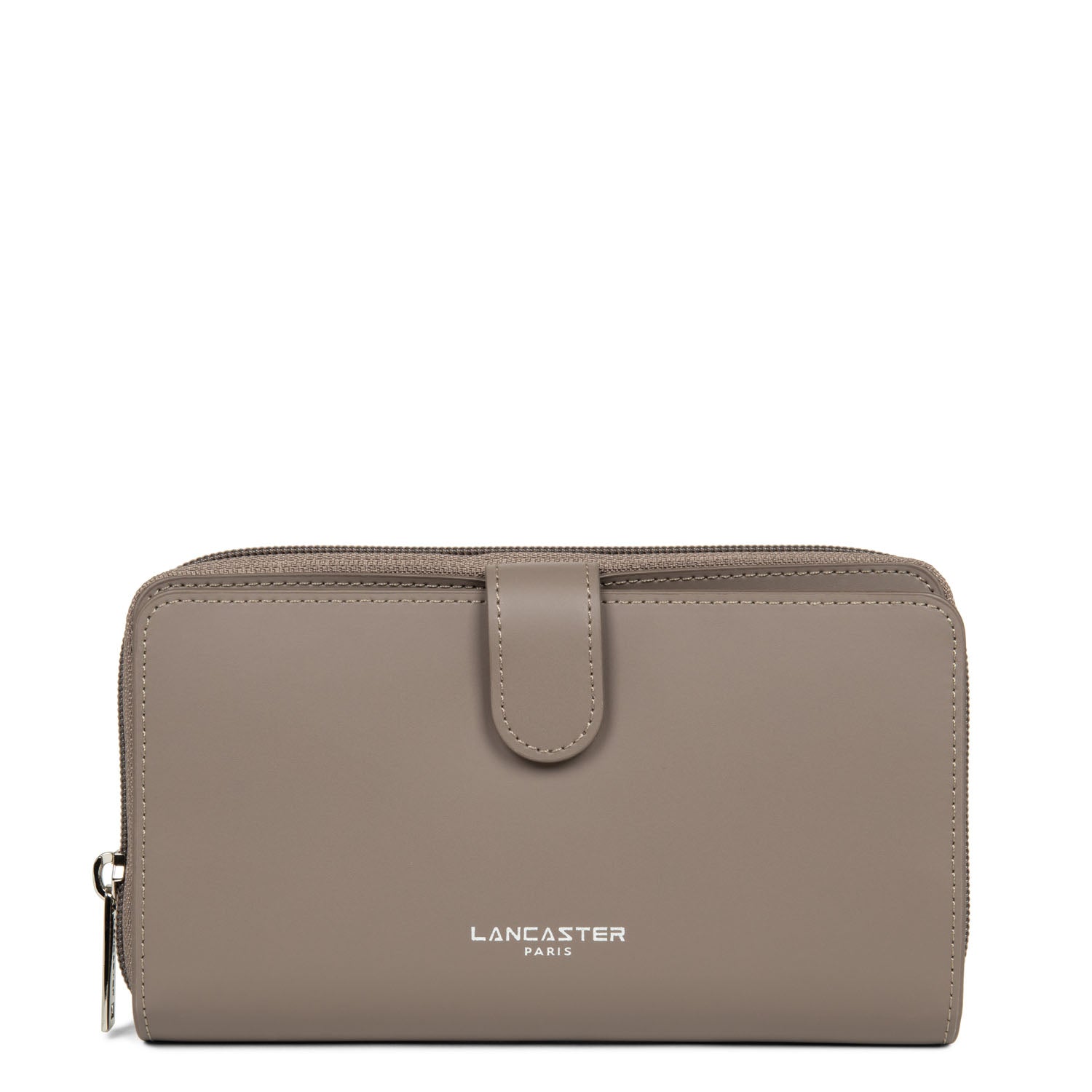 portefeuille compagnon dos à dos - smooth #couleur_taupe