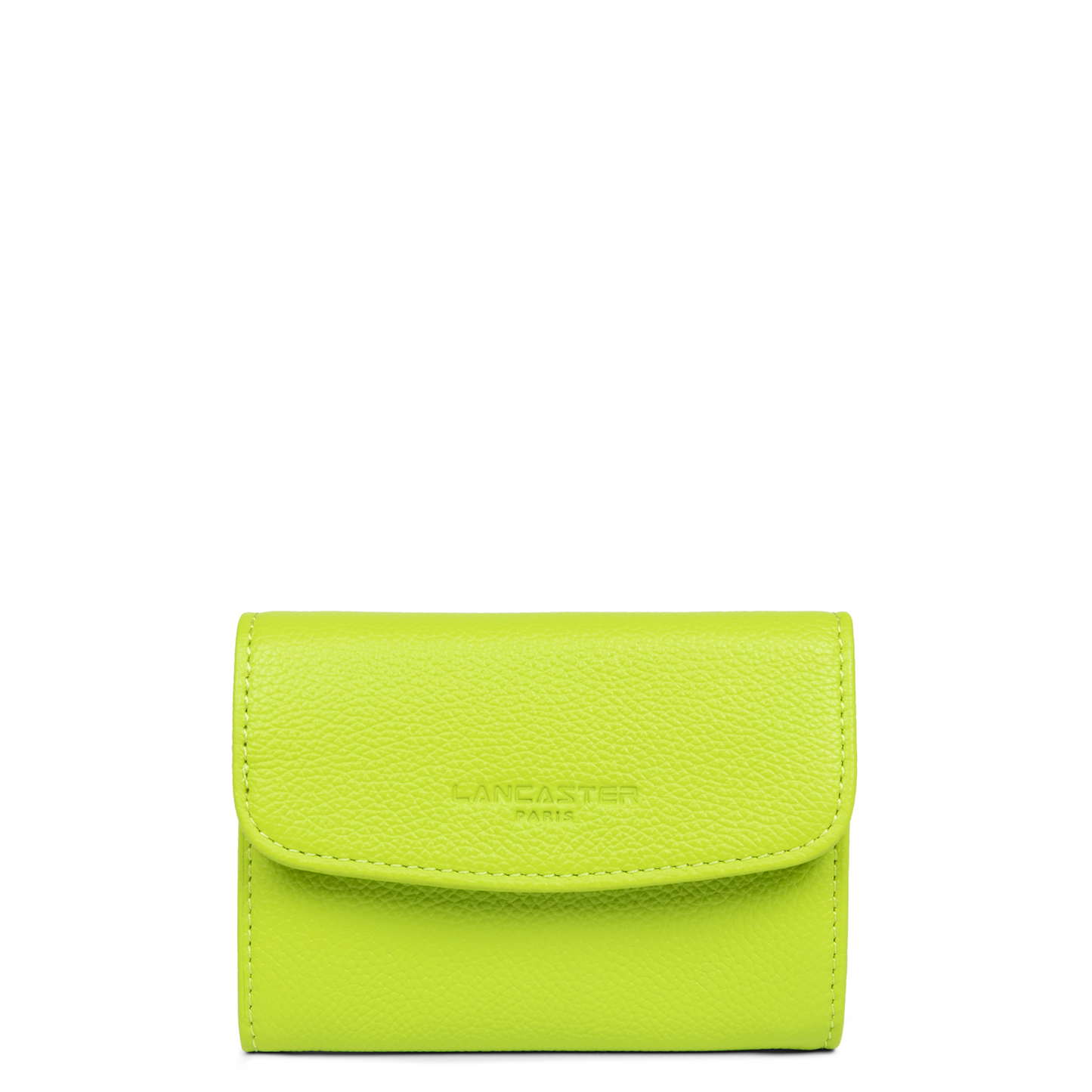portefeuille - foulonné pm #couleur_anis