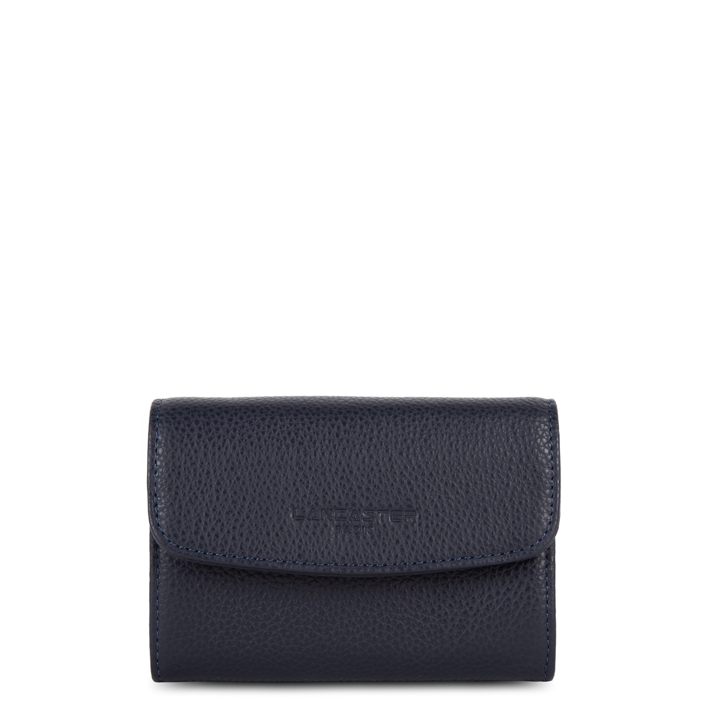 portefeuille - foulonné pm #couleur_bleu-fonc