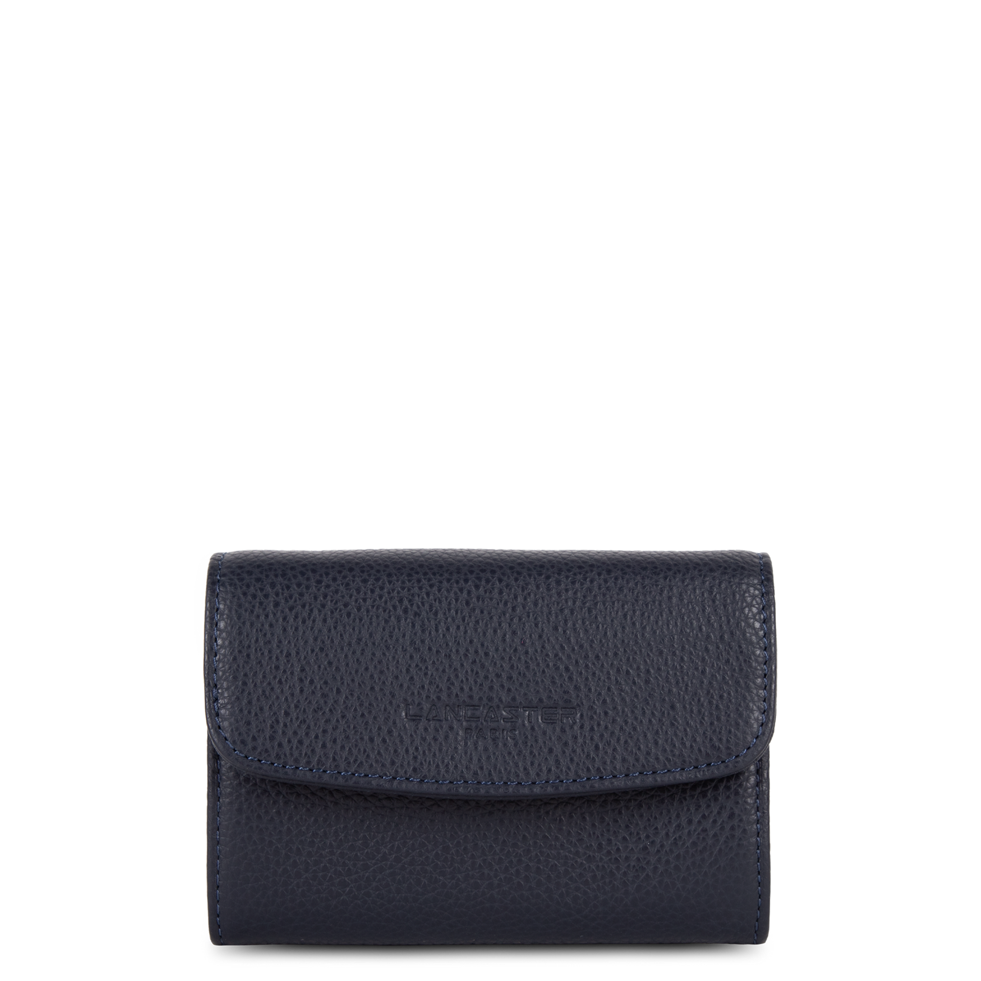 portefeuille - foulonné pm #couleur_bleu-fonc