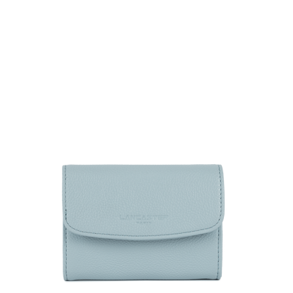 portefeuille - foulonné pm #couleur_bleu-fum