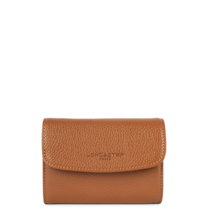 portefeuille - foulonné pm #couleur_caramel
