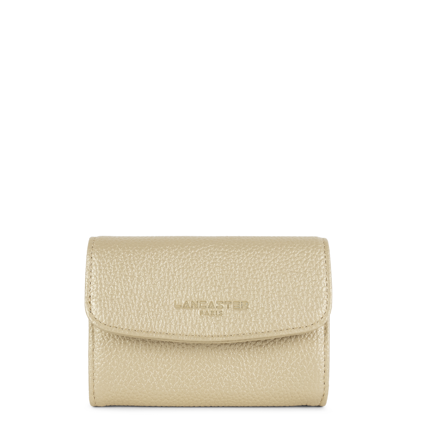 portefeuille - foulonné pm #couleur_or-ple